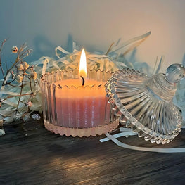 Crystal Jar Candle | Anniversary Gifts For Him | Antique Home Decor