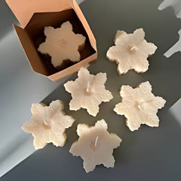 Big Snowflake Candle