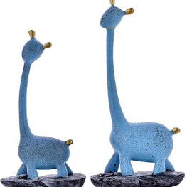Giraffe Pair Antique Finish Showpiece for Home Decor | Gifting | Living Room