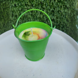 Color Pop Balti Candle  Vibrant Bucket-Shaped Decor