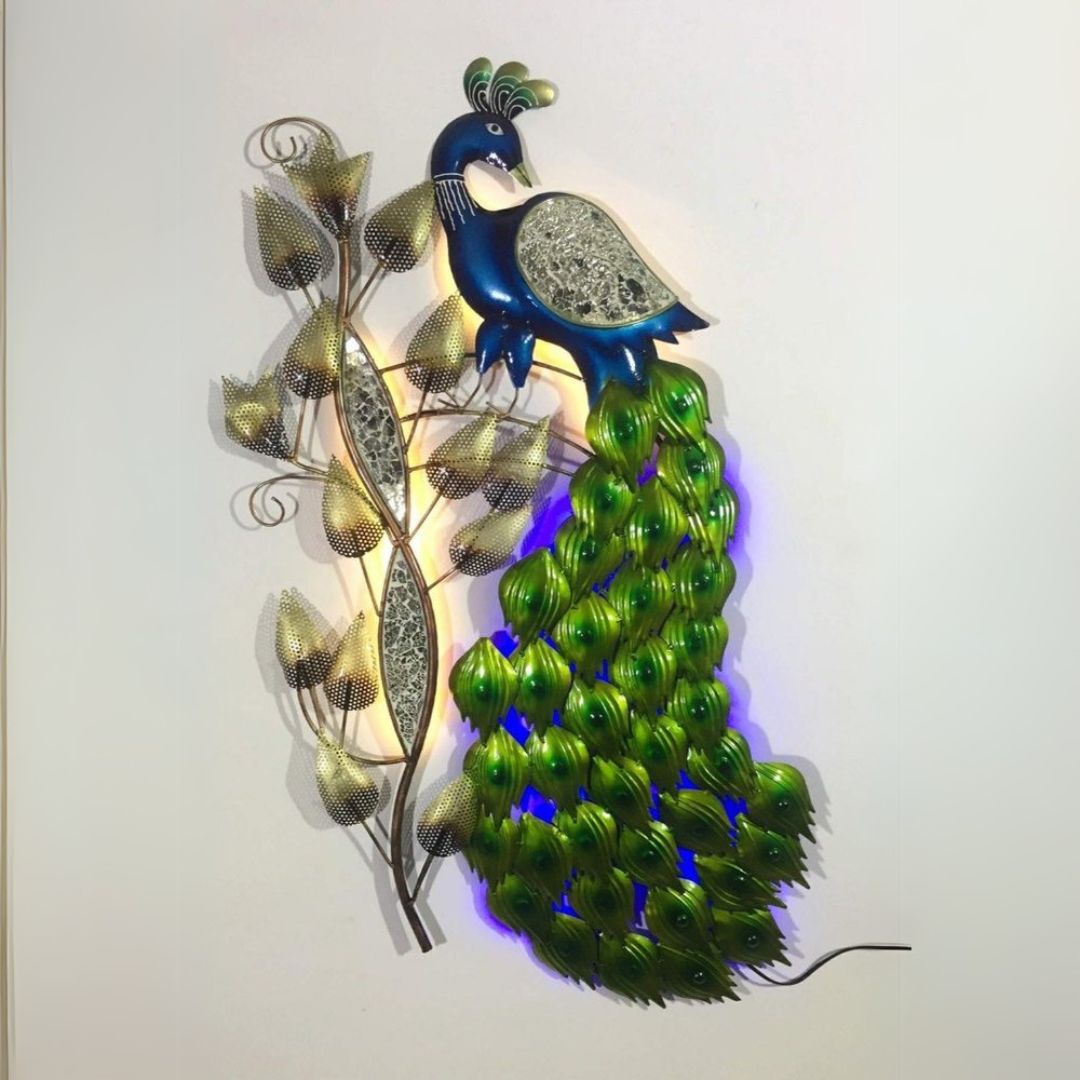 Elegant Peacock Wall Art Decor for Home & Office Spaces