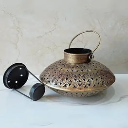 Iron Tea Light Handi with Handle  Home & Table Decor Gift