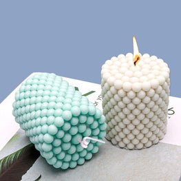 Pearl Candle Gift Antique Home Decor Set of 2