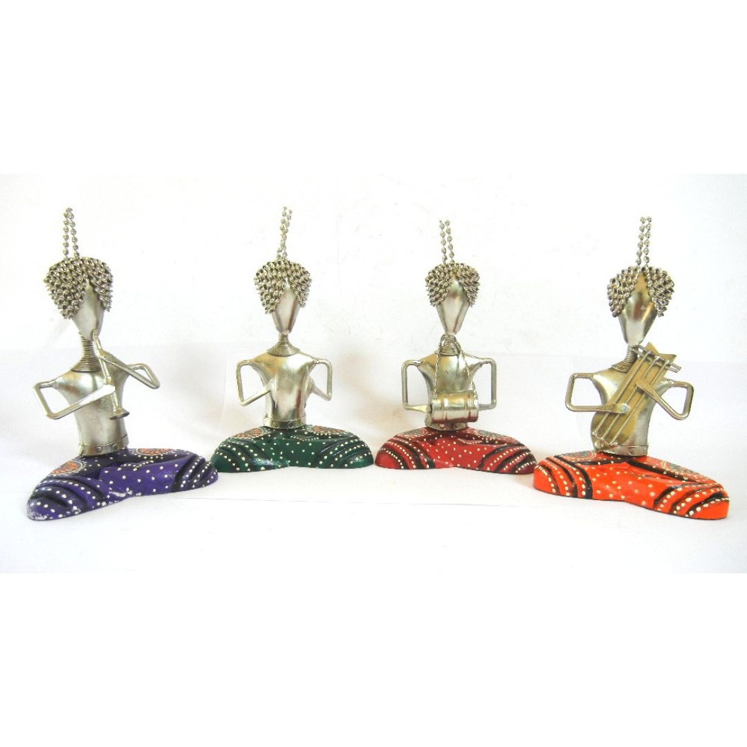Set of 4 IW Musical Men  Decorative Gift for Home & Cafe