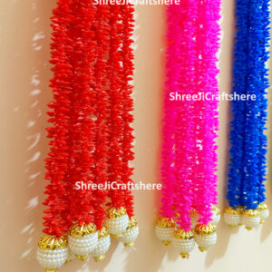 5 Feet' Jasmine Fusion with color options | Floral Decoration | Backdrop, Main Door, Wedding, Diwali, Puja, Home Decor