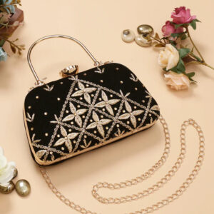 Embroidered Clutch Bag for Women | Handmade Ethnic Party Purse | Indian Bridal & Festive Clutch | Multiple Colors