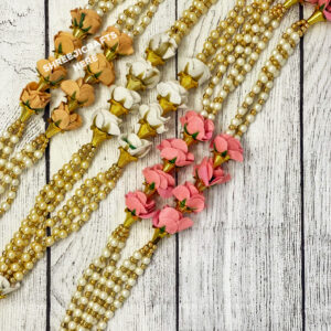 Pearl Milni Haars – Traditional Punjabi Wedding Necklace for Groom | Handcrafted Milni Jewelry | Sikh Wedding Accessories