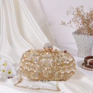 Embroidered Clutch Bag for Women | Handmade Ethnic Party Purse | Indian Bridal & Festive Clutch | Multiple Colors