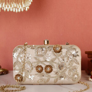 Embroidered Clutch Bag for Women | Handmade Ethnic Party Purse | Indian Bridal & Festive Clutch | Multiple Colors