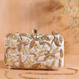 Embroidered Clutch Bag for Women | Handmade Ethnic Party Purse | Indian Bridal & Festive Clutch | Multiple Colors