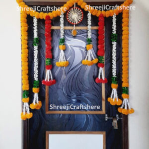 4 Feet' Marigold Backdrop Decoration | Wedding, Haldi, Birthday, Festival Decoration | 5×4 Feet Decorative Background