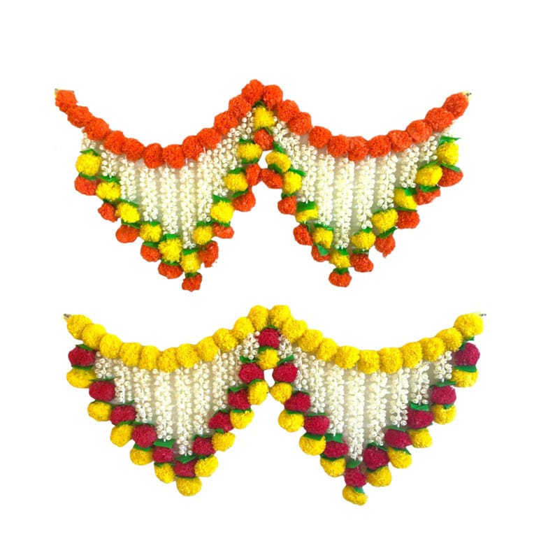 Mandir Style Toran Hanging for Door Decoration | Festive Bandhanwar | Traditional Indian Home Decor | Multiple Sizes & Colors - Image 7