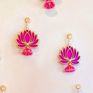 Lotus Wall Hangings for Backdrop | MDF Floral Decor | Handmade Lotus Hanging | Festive & Home Decoration