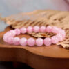Rose Quartz Bracelet | Natural Tiger’s Eye Beaded Bracelet | Protection, Confidence & Grounding | Unisex Healing Jewelry