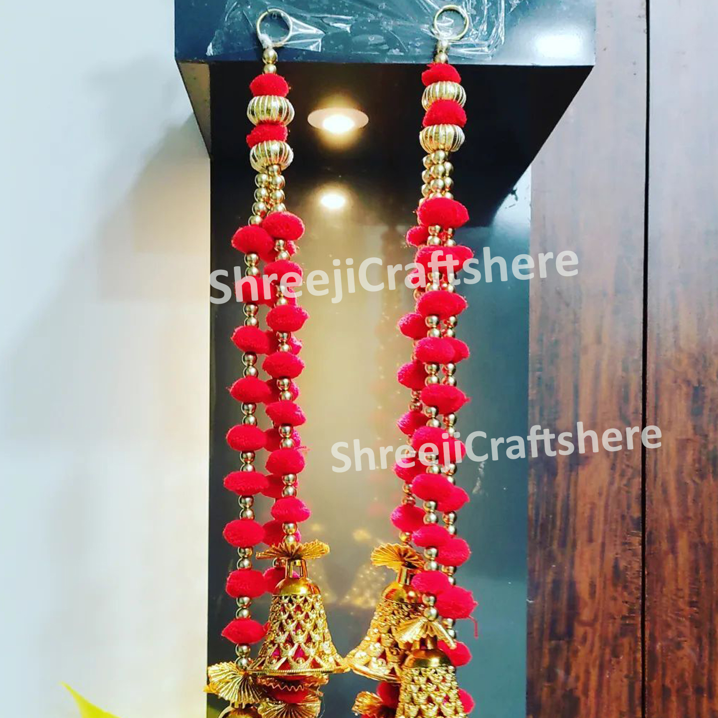 Pom Pom Wall Hangings | Indian Home Decor | Boho Wall Art | Festive & Wedding Decoration - Image 2