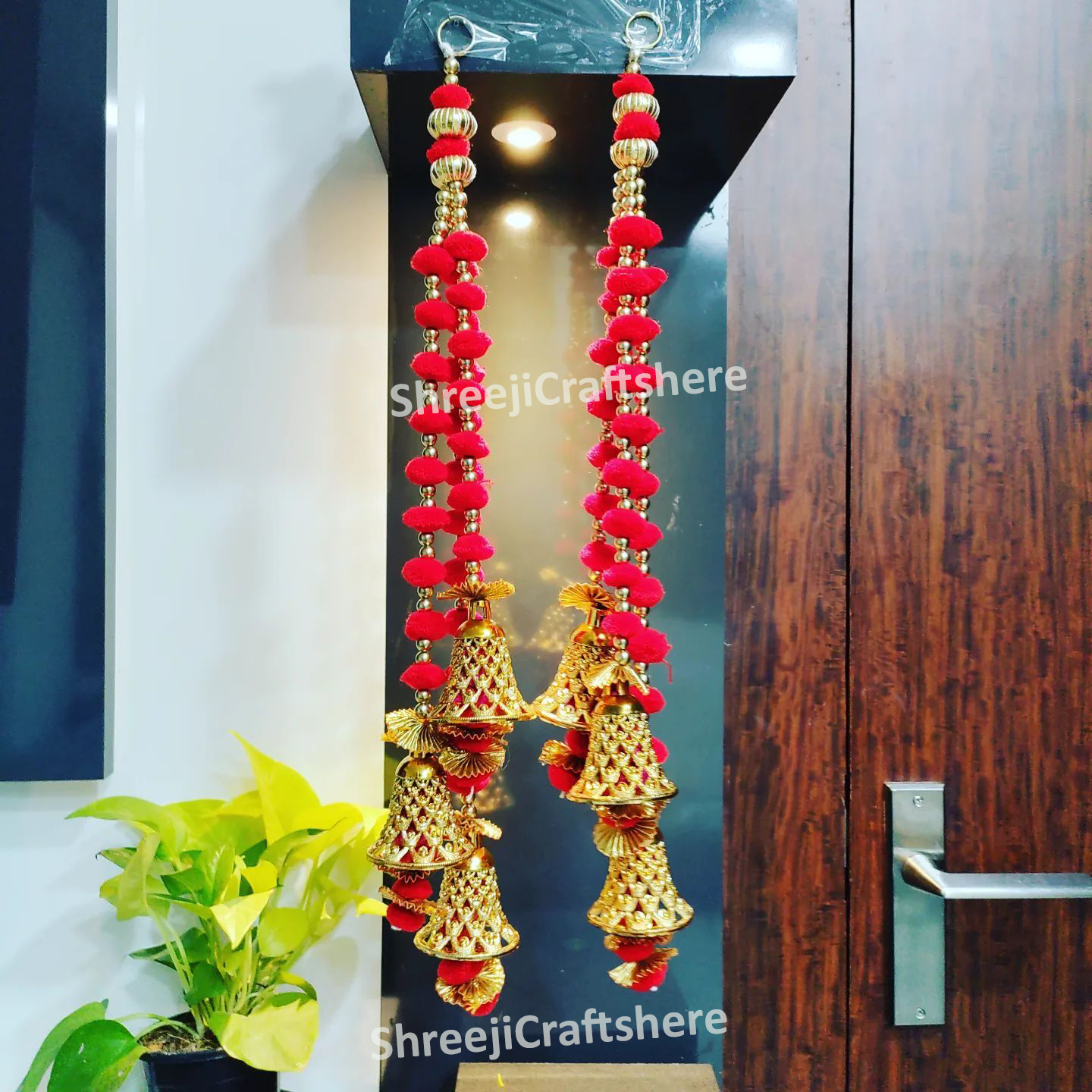 Pom Pom Wall Hangings | Indian Home Decor | Boho Wall Art | Festive & Wedding Decoration