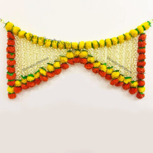 Mandir Style Toran Hanging for Door Decoration | Festive Bandhanwar | Traditional Indian Home Decor | Multiple Sizes & Colors