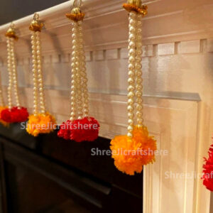 Pearl Beads Wall Hangings | Indian Home Decor | Boho Wall Art | Festive & Wedding Decoration