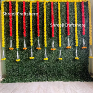 Tuberose Backdrop | Marigold Backdrop | Wedding, Haldi, Birthday, Festival Decoration | Decorative Background