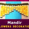 Fabric Mandir Style Toran Hanging for Door Decoration | Festive Bandhanwar | Multiple Sizes & Colors