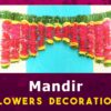 Fabric Mandir Style Toran Hanging for Door Decoration | Festive Bandhanwar | Multiple Sizes & Colors