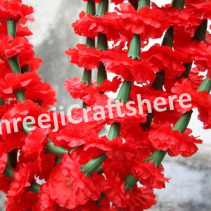 Artificial Marigold Garlands Strings Daisy Fabric | Indian Wedding Decoration | Festive Home Decor | 5 Feet' Flower Garland