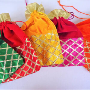 Bulk Potli Bags for Return Gifts | Indian Wedding Favor Bags | Festive Potli Pouches | Bridal Gift Bags